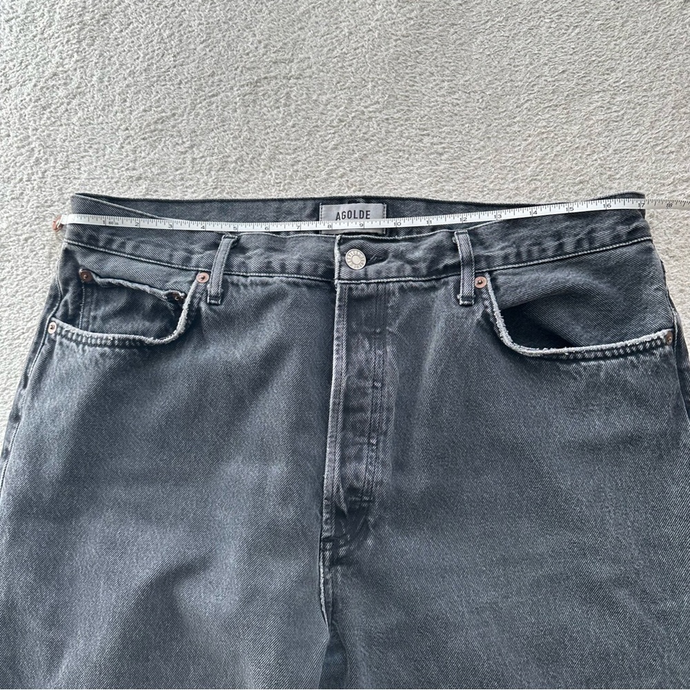 AGOLDE 90s Pinch Waist Jeans - Washed Black - Picture 6 of 8